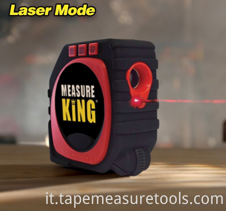 vendita calda 3 in 1 metro a nastro laser ad alta precisione nastro di misurazione laser personalizza